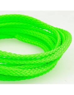 Anorak de cordón plano - Verde fluorescente
