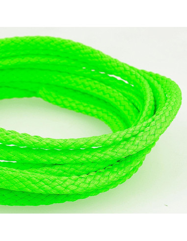 Anorak de cordón plano - Verde fluorescente