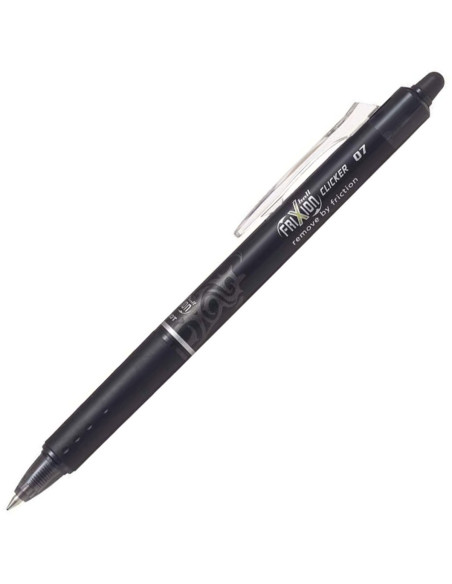 Bolígrafo roller Pilot FriXion Ball Clicker - Negro