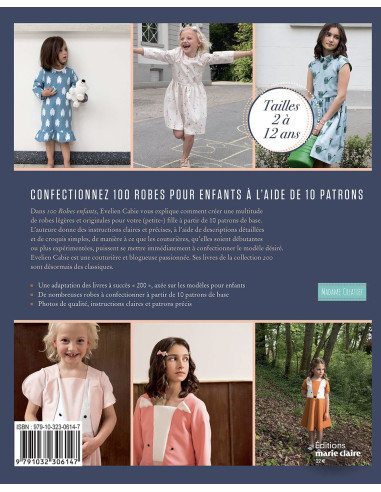 Libro 100 vestidos para niños - A partir de 10 patrones