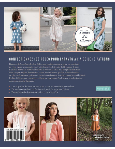 Libro 100 vestidos para niños - A partir de 10 patrones