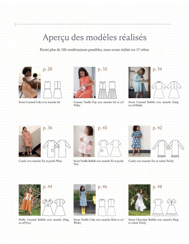 Libro 100 vestidos para niños - A partir de 10 patrones