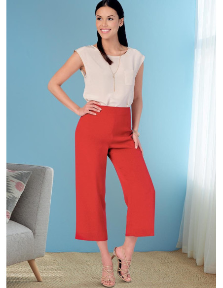 Patrón de short y pantalón - Butterick 6851