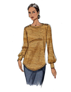 Patrón de blusa - Butterick 6857 2