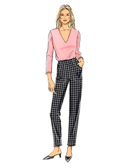Patrón de pantalón - Butterick 6865