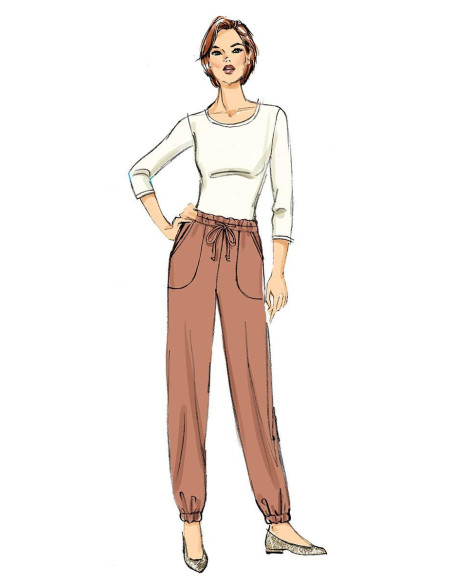 Patrón de pantalón - Butterick 6865
