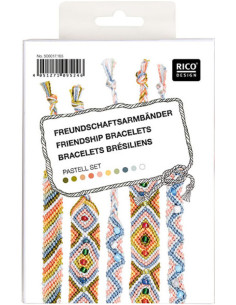 Kit de pulseras brasileñas - Set Pastel