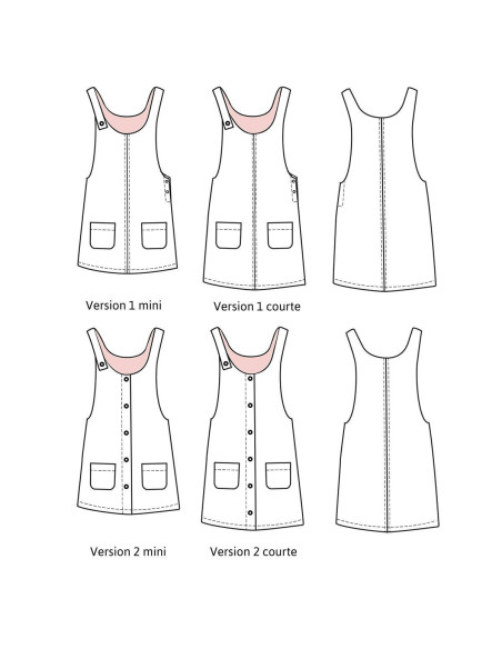 Patrón de vestido Toronto - Ikatee