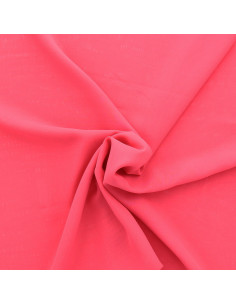 Tejido de muselina - Rosa coral