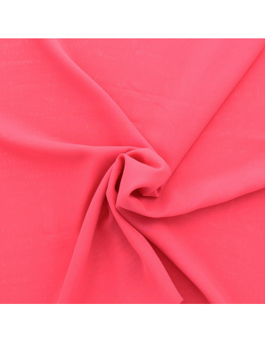 Tejido de muselina - Rosa coral