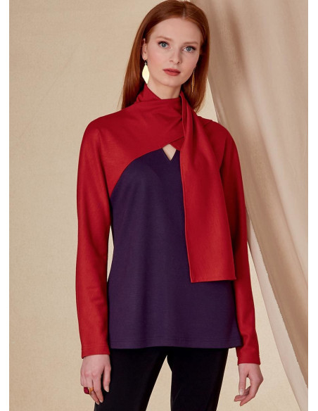 Patrón de blusa - Vogue 1825