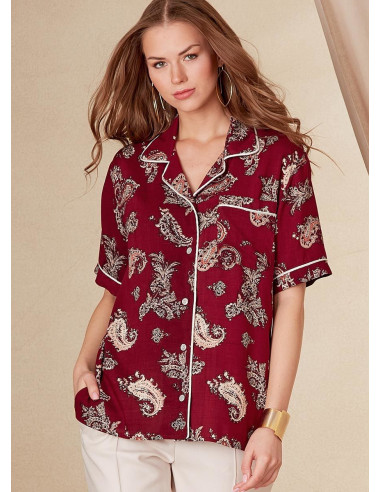 Patrón de camisa - Vogue 1827