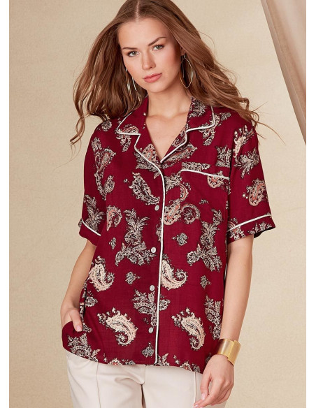 Patrón de camisa - Vogue 1827