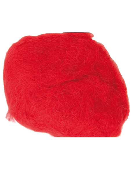 Lana para fieltrar - Rojo