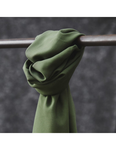 Tejido tencel Smooth Drape Twill - Verde musgo