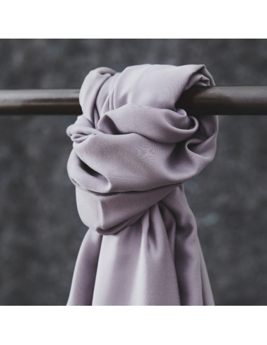 Tejido tencel Smooth Drape Twill - Bruma violeta