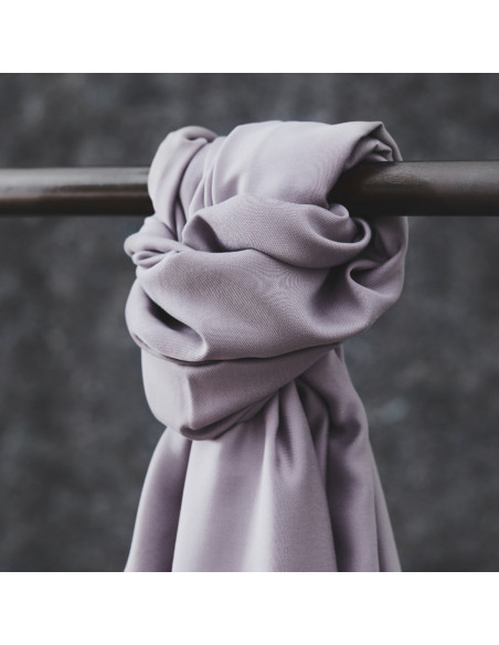 Tejido tencel Smooth Drape Twill - Bruma violeta