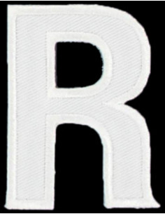 Parche termoadhesivo letra R