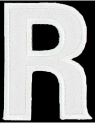 Parche termoadhesivo letra R