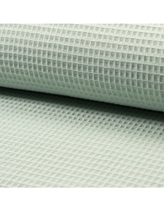 Tela de paño de nido de abeja - Verde gris claro