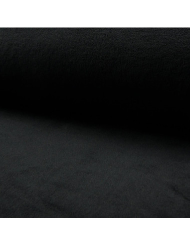 Tela de peluche acogedora - Negro