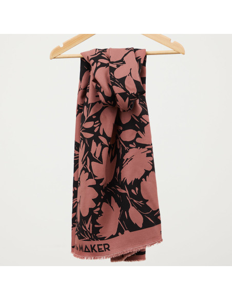 Tejido crepé de viscosa Leia - Rosa palo