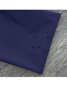 Tela de lona impermeable para chubasquero - Azul oscuro