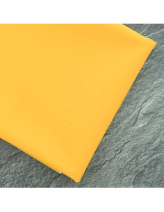 Tela de lona impermeable para chubasquero - Amarillo
