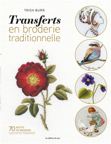 Libro de transferencias en bordado tradicional