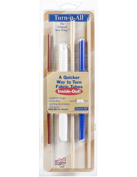 Herramienta para voltear un tubo de tela Turn-it-All