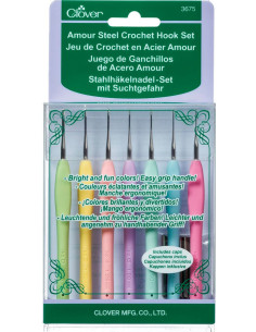 Juego de ganchillos Amour Clover especial para encaje