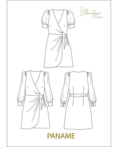 Patrón de vestido Paname - Clématisse Pattern
