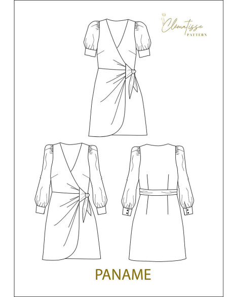 Patrón de vestido Paname - Clématisse Pattern