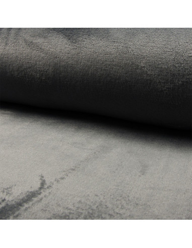 Tela de peluche acogedora - Gris