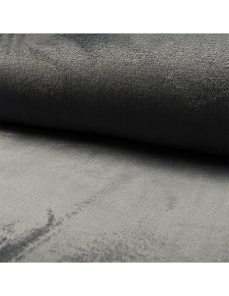 Tela de peluche acogedora - Gris