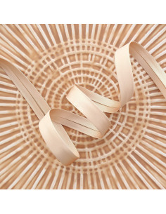 Cinta al bies de satén - Beige
