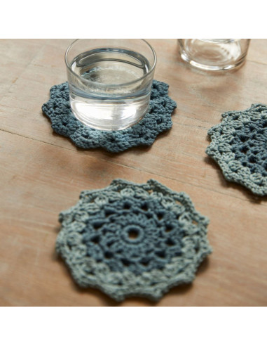 Kit de crochet - Mis posavasos estilo mandala