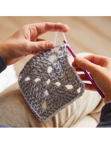 Kit de crochet - Mi manta de bienestar