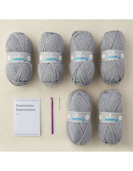Kit de crochet - Mi manta de bienestar