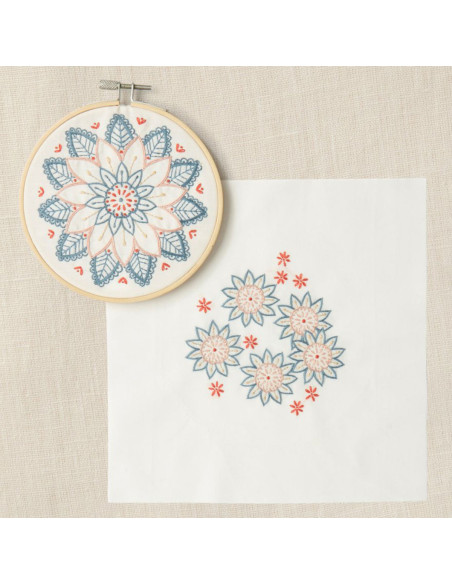 Kit dúo de bordado - Flores del levante