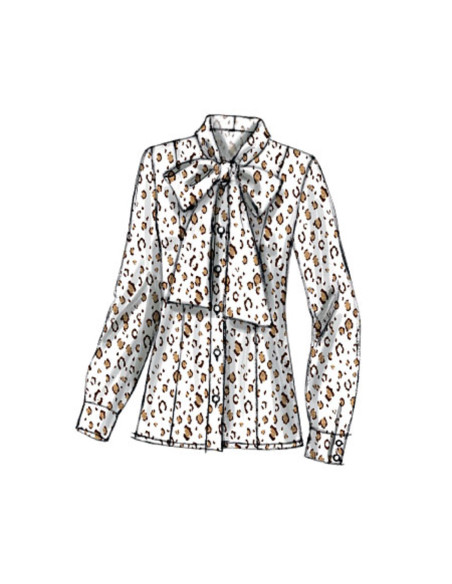 Patrón de blusa - Vogue 9029