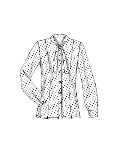 Patrón de blusa - Vogue 9029