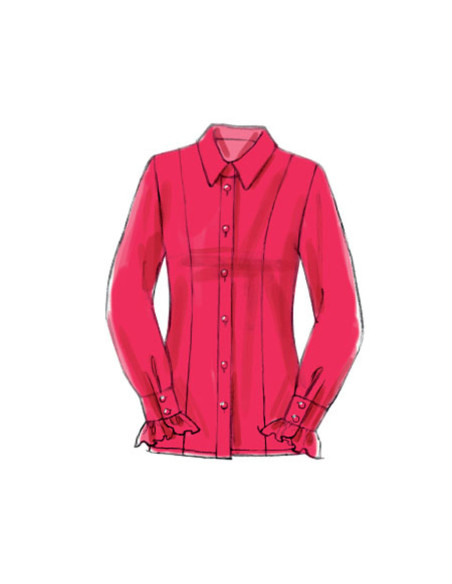 Patrón de blusa - Vogue 9029