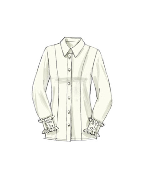 Patrón de blusa - Vogue 9029