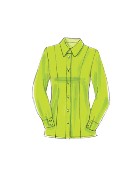 Patrón de blusa - Vogue 9029