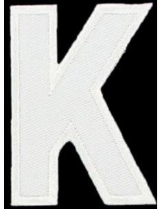 Parche termoadhesivo letra K
