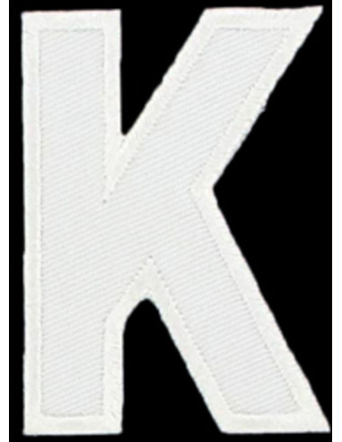 Parche termoadhesivo letra K