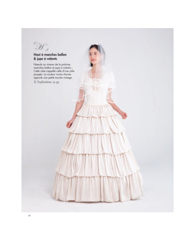 Libro Coso mi vestido de novia - 12 patrones y 6 accesorios