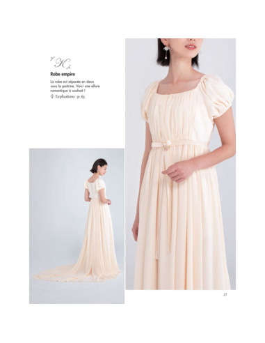 Libro Coso mi vestido de novia - 12 patrones y 6 accesorios