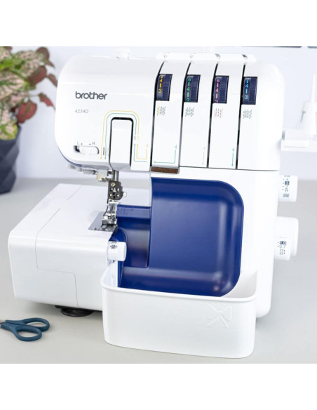 Contenedor de residuos para remalladora Brother 4234D